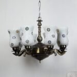 New Era 08 Light Chandelier with Mosaic Glass Shade (ENG48)