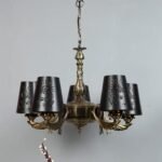 New Era  Light Chandelier with Etching Shades (ENG53)