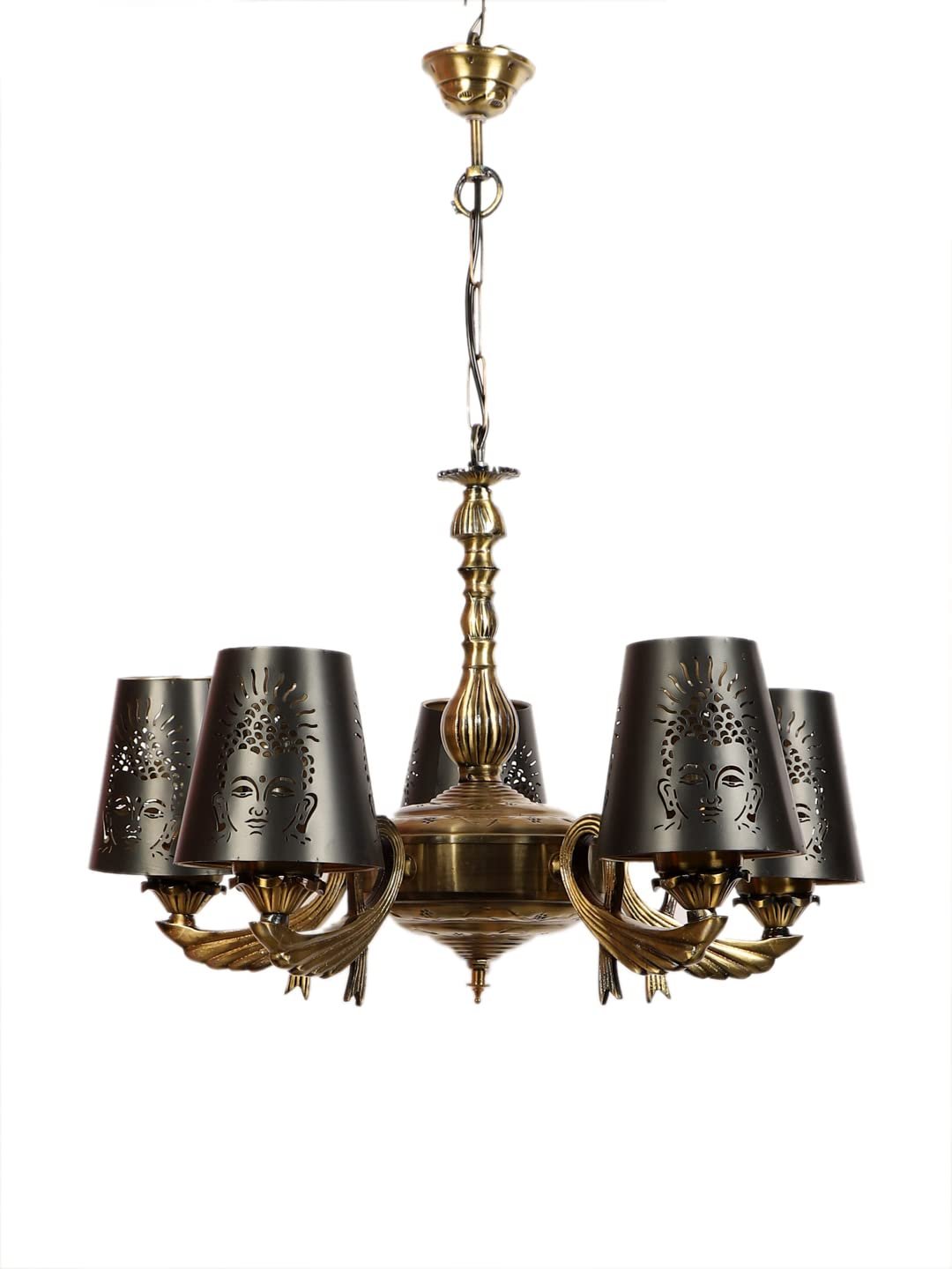 New Era  Light Chandelier with Etching Shades (ENG53)