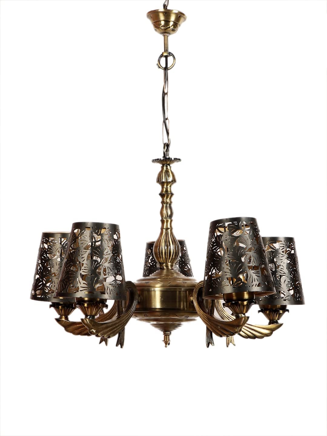New Era  Light Chandelier with Etching Shades (ENG54)