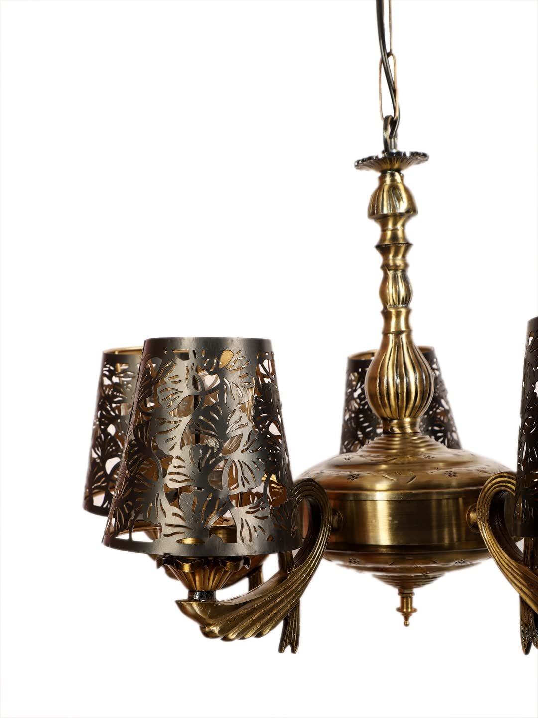New Era  Light Chandelier with Etching Shades (ENG54)