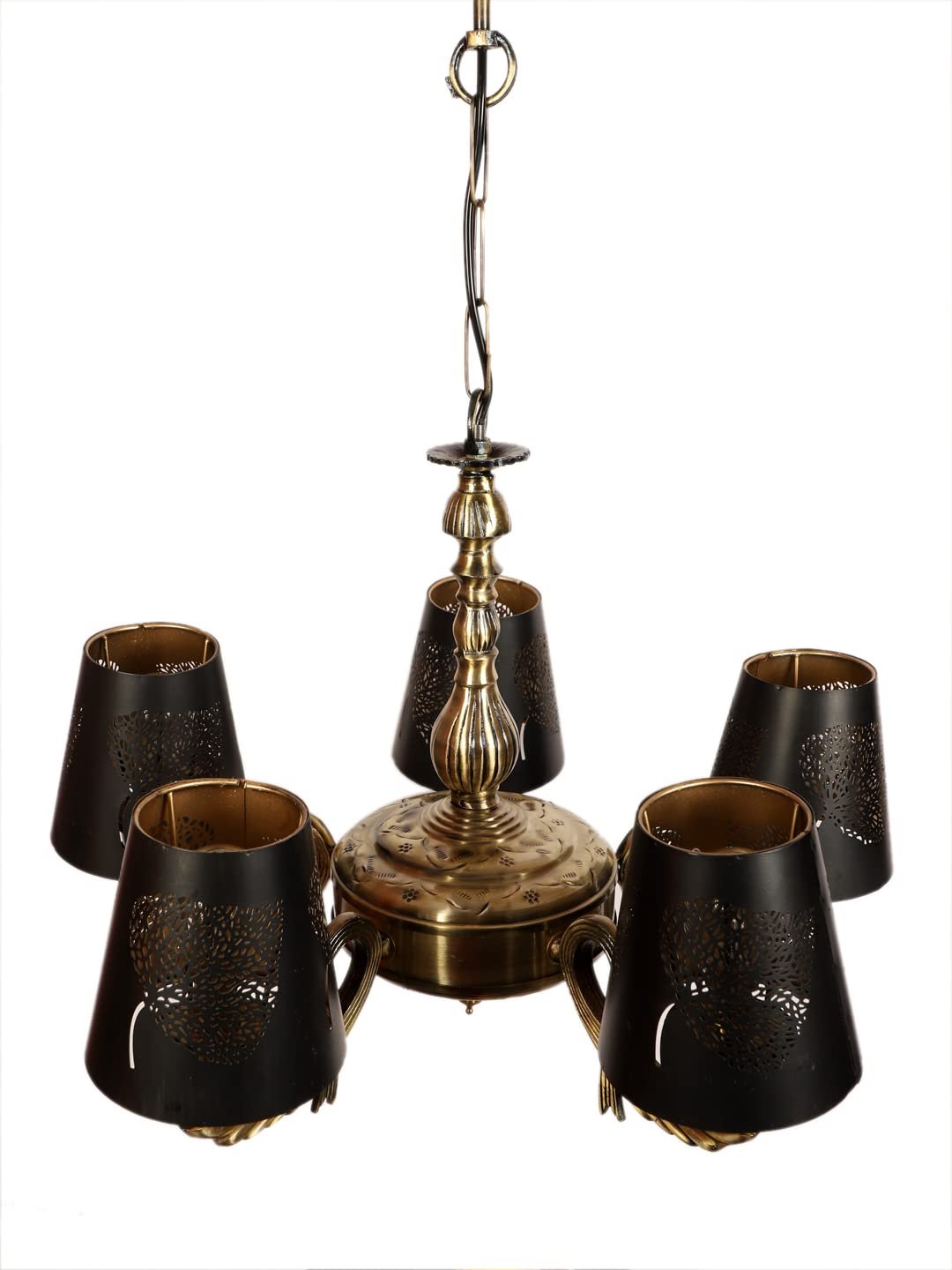 New Era  Light Chandelier with Etching Shades (ENG57)