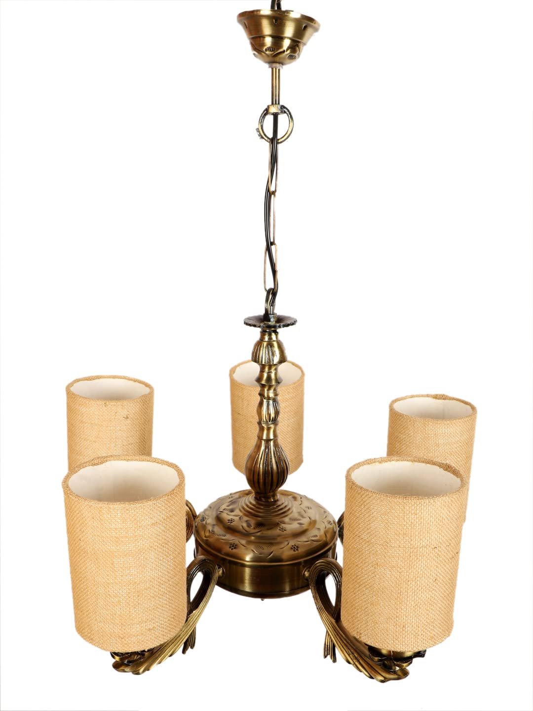 New Era  Light Chandelier with Jute Lamp Shade(ENG63)