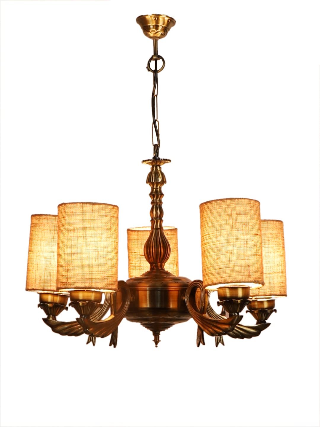 New Era  Light Chandelier with Jute Lamp Shade(ENG63)