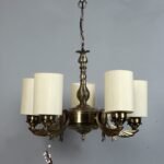 New Era  Light Chandelier with Khadi Lamp Shade(ENG64)