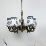 New Era  Light Chandelier with Mosaic Glass Shade (ENG66)