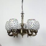 New Era  Light Chandelier with Mosaic Glass Shade (ENG70)