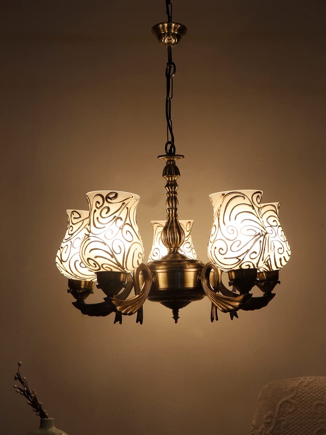 New Era  Light Chandelier with Mosaic Glass Shade (ENG71)