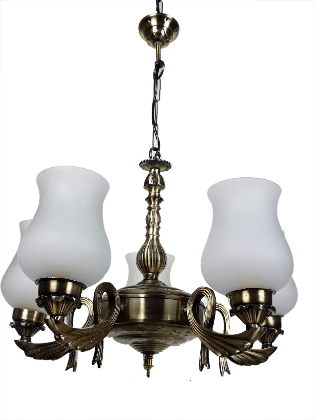 New Era  Light Chandelier with Milky Glass Shade (ENG72)