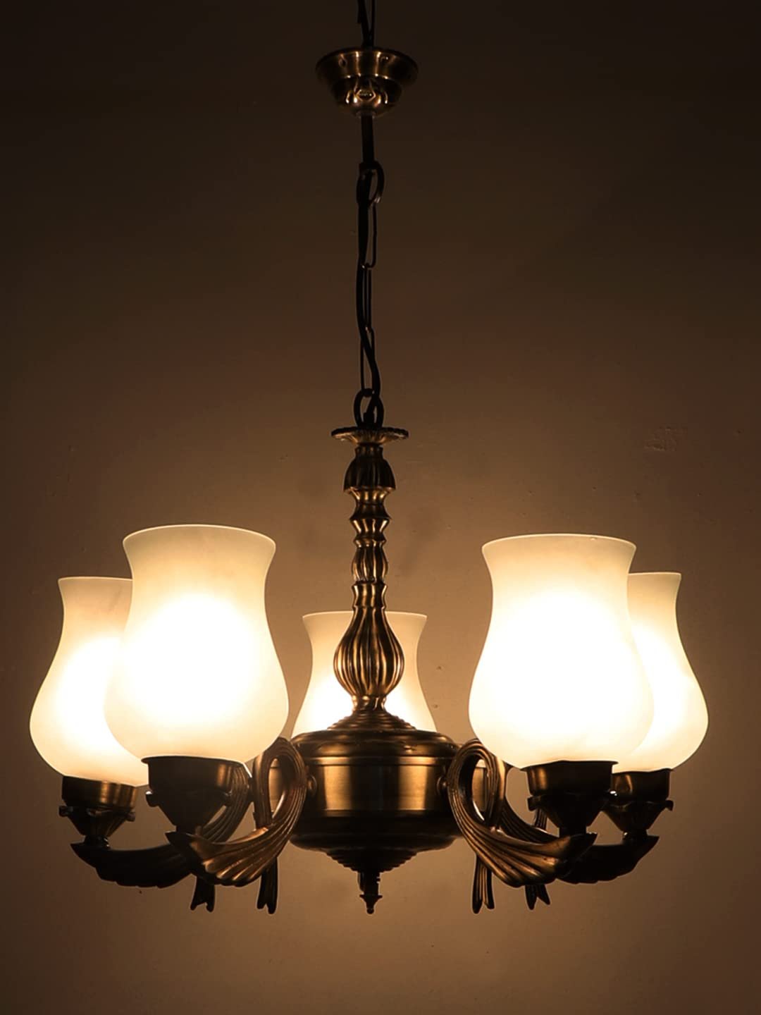 New Era  Light Chandelier with Milky Glass Shade (ENG72)