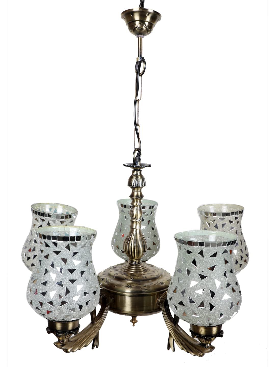 New Era  Light Chandelier with Mosaic Glass Shade (ENG78)