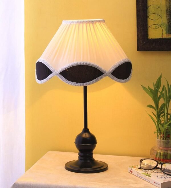 Vinatge Multi-Color Cotton Iron Table lamp (12×19) Inches -30