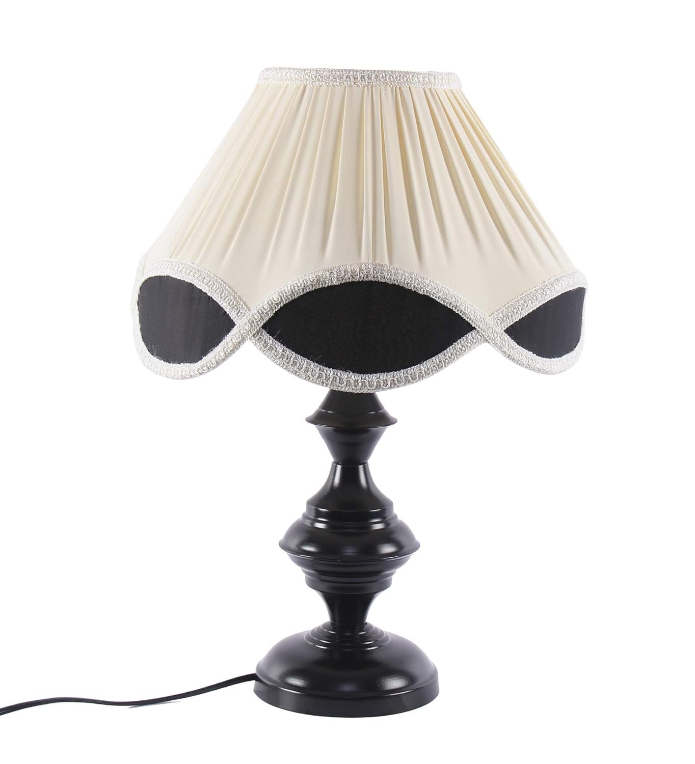 Vinatge Multi-Color Cotton Iron Table lamp (12x17.7) Inches -33