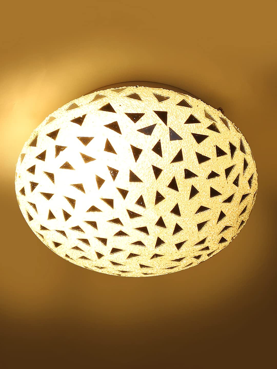 Multicolor Glass Mosaic Flush Mounted Lamp (FC02)