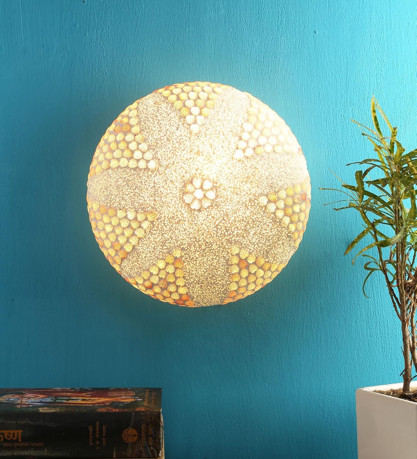 Multicolor Glass Mosaic Flush Mounted Lamp (FC10)