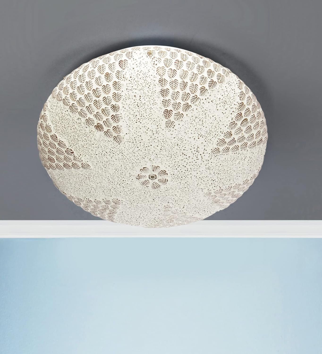 Multicolor Glass Mosaic Flush Mounted Lamp (FC10)