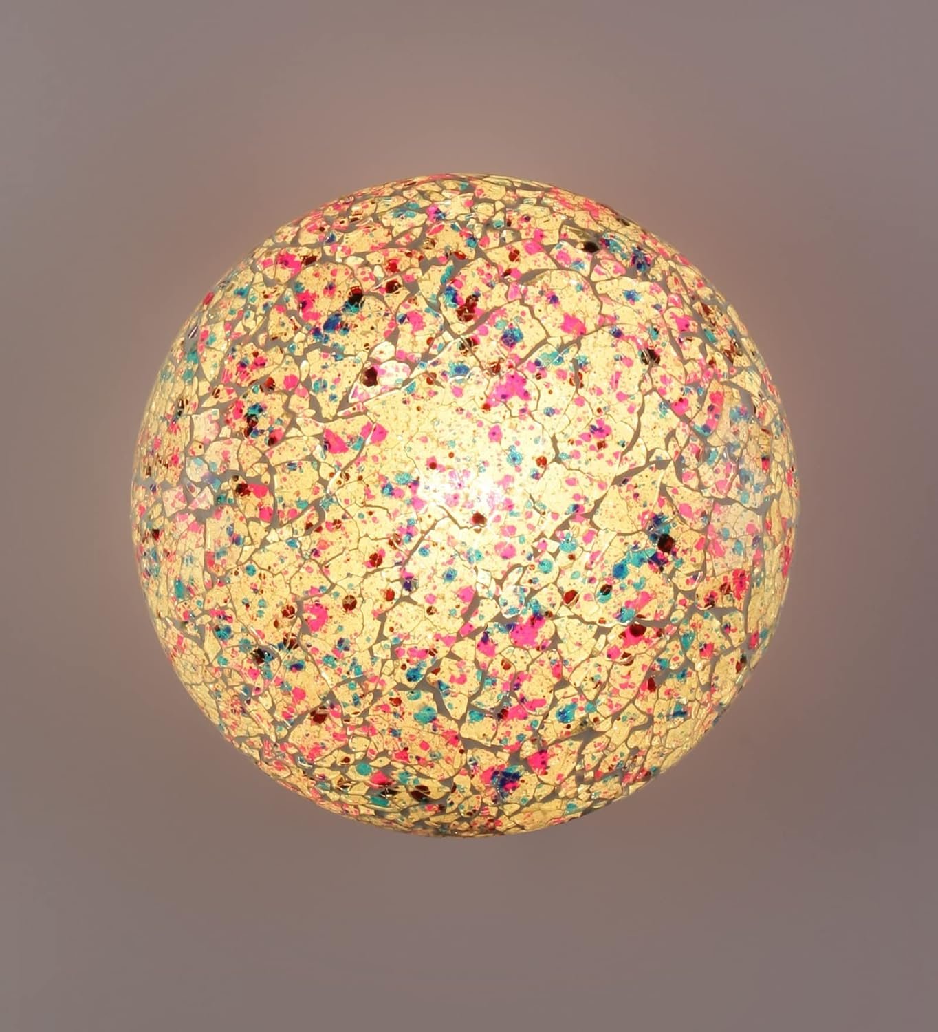 Multicolor Glass Mosaic Flush Mounted Lamp (FC11)