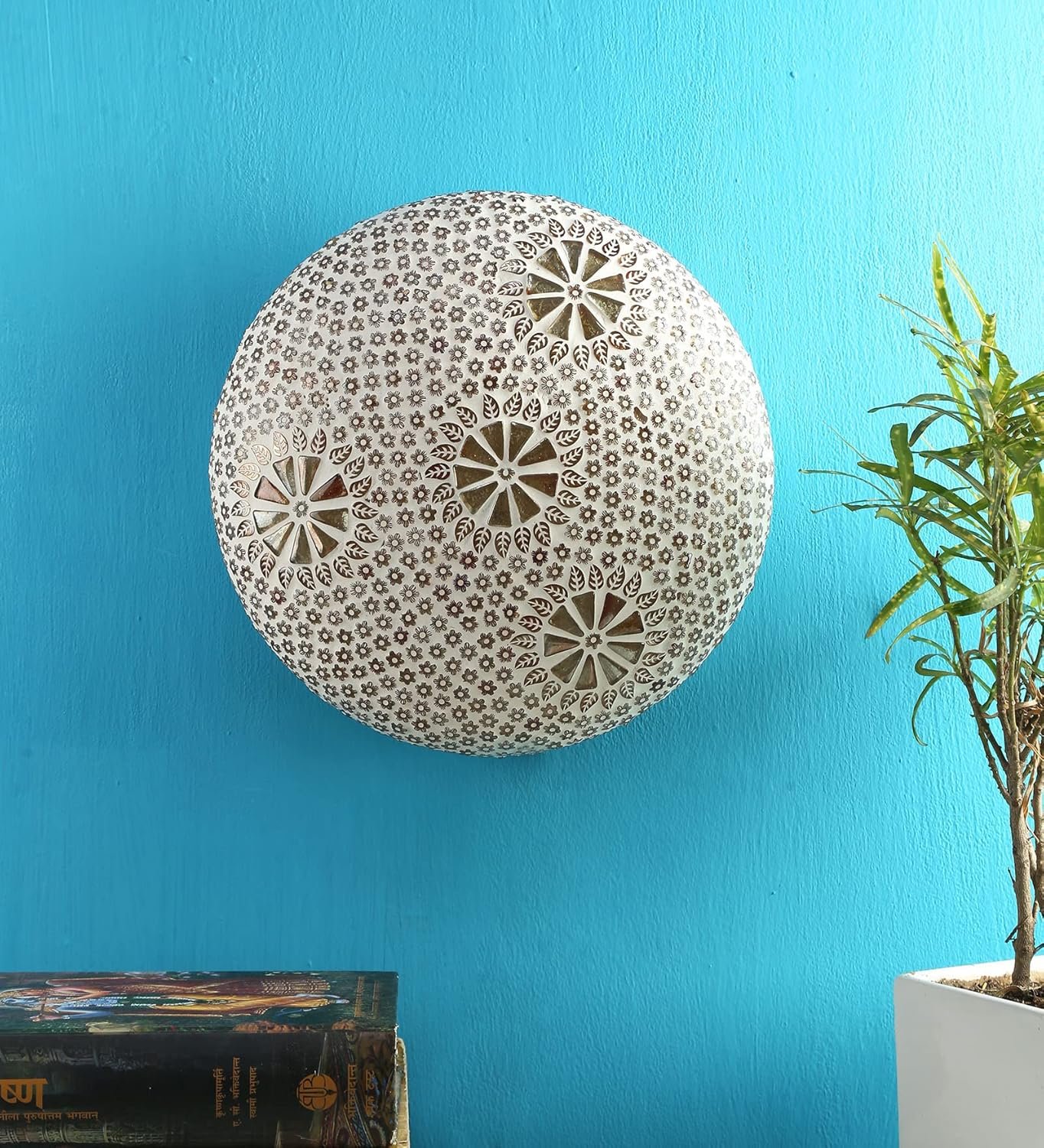 Multicolor Glass Mosaic Flush Mounted Lamp (FC12)