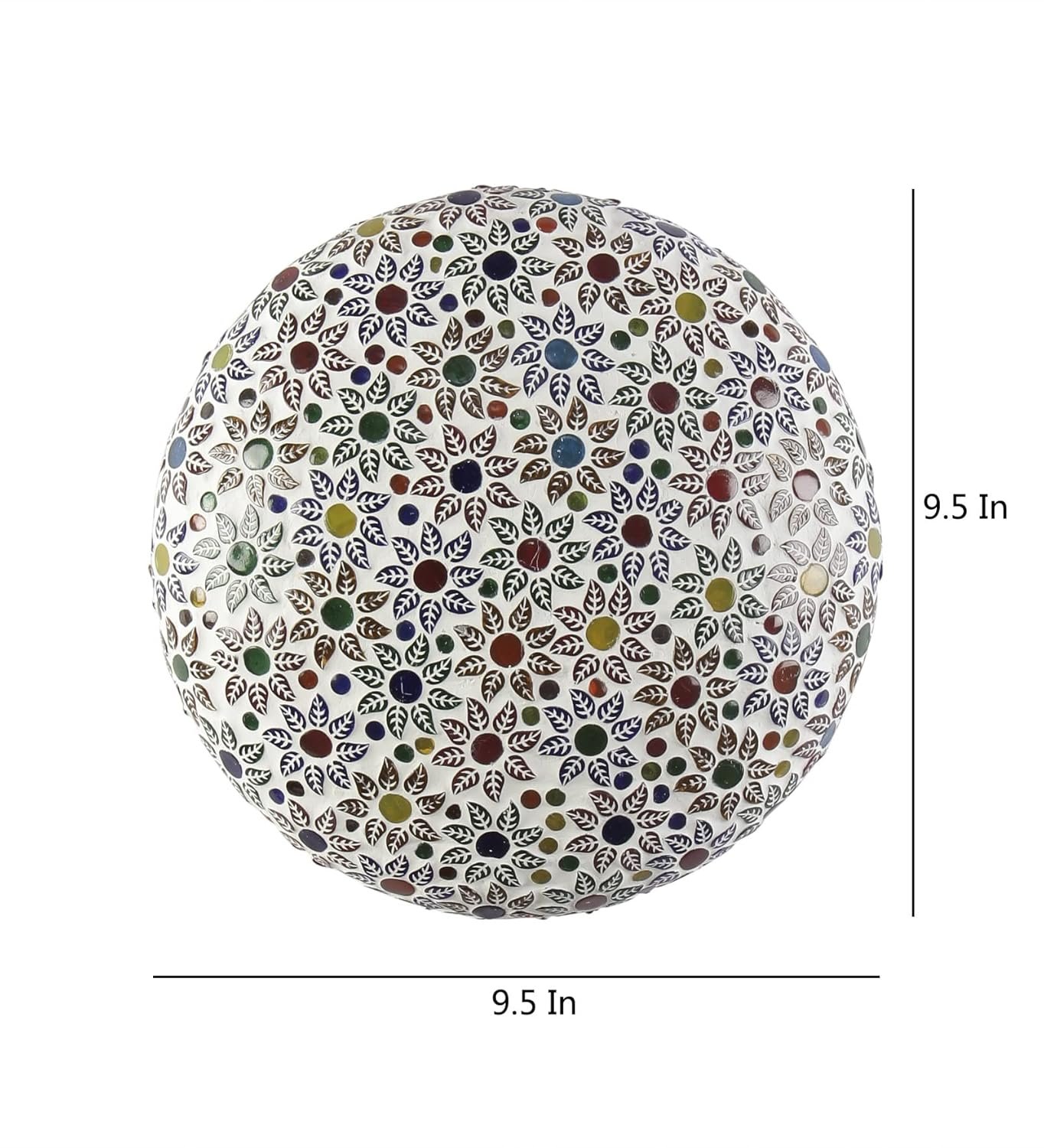 Multicolor Glass Mosaic Flush Mounted Lamp (FC13)