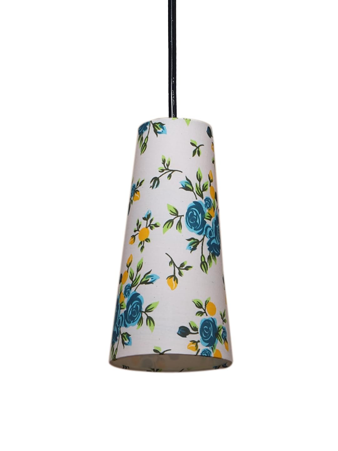 Multicolor Cotton Cluster Hanging Lamp - (10x21 inches) Height Adjsutable