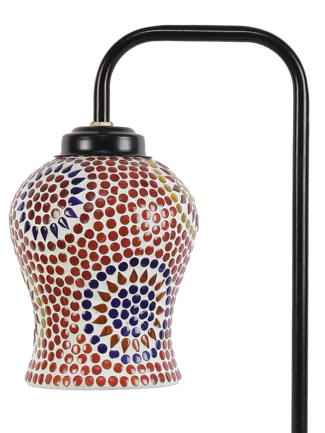 Multi Color Mosaic Glass Iron Table Lamp (GLASS)