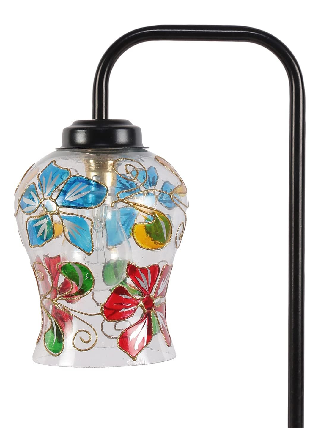 Multi Color Mosaic Glass Iron Table Lamp (Glass06)