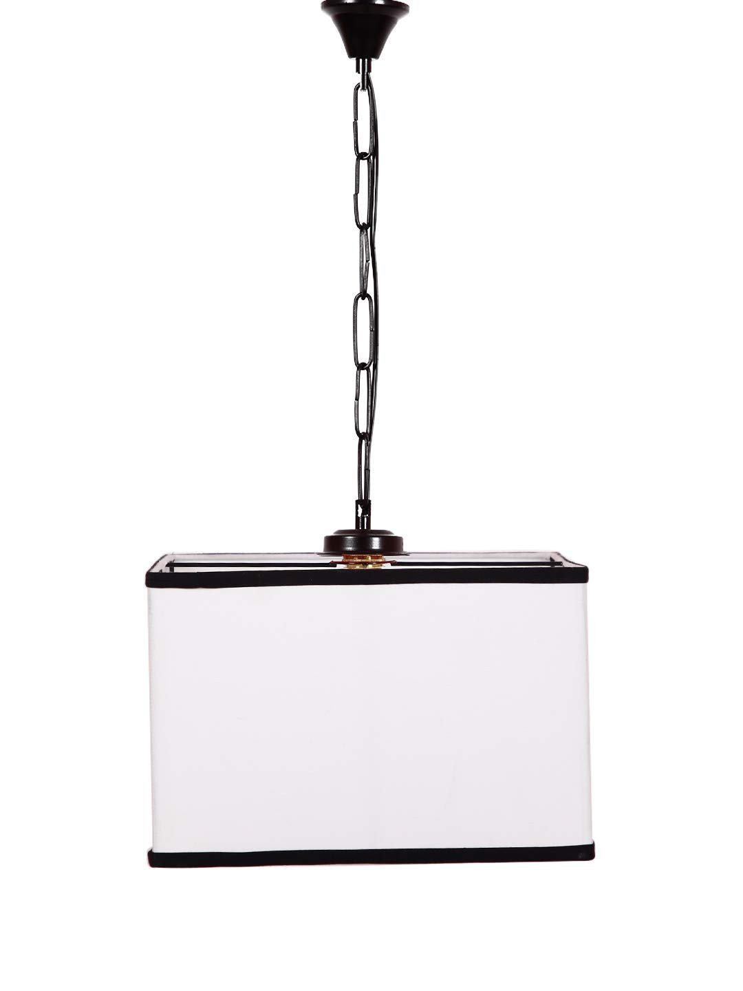 Multicolor Cotton Square Hanging Lamp