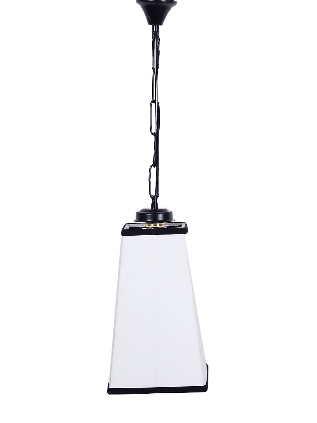 Multicolor Cotton Pyramid Hanging Lamp
