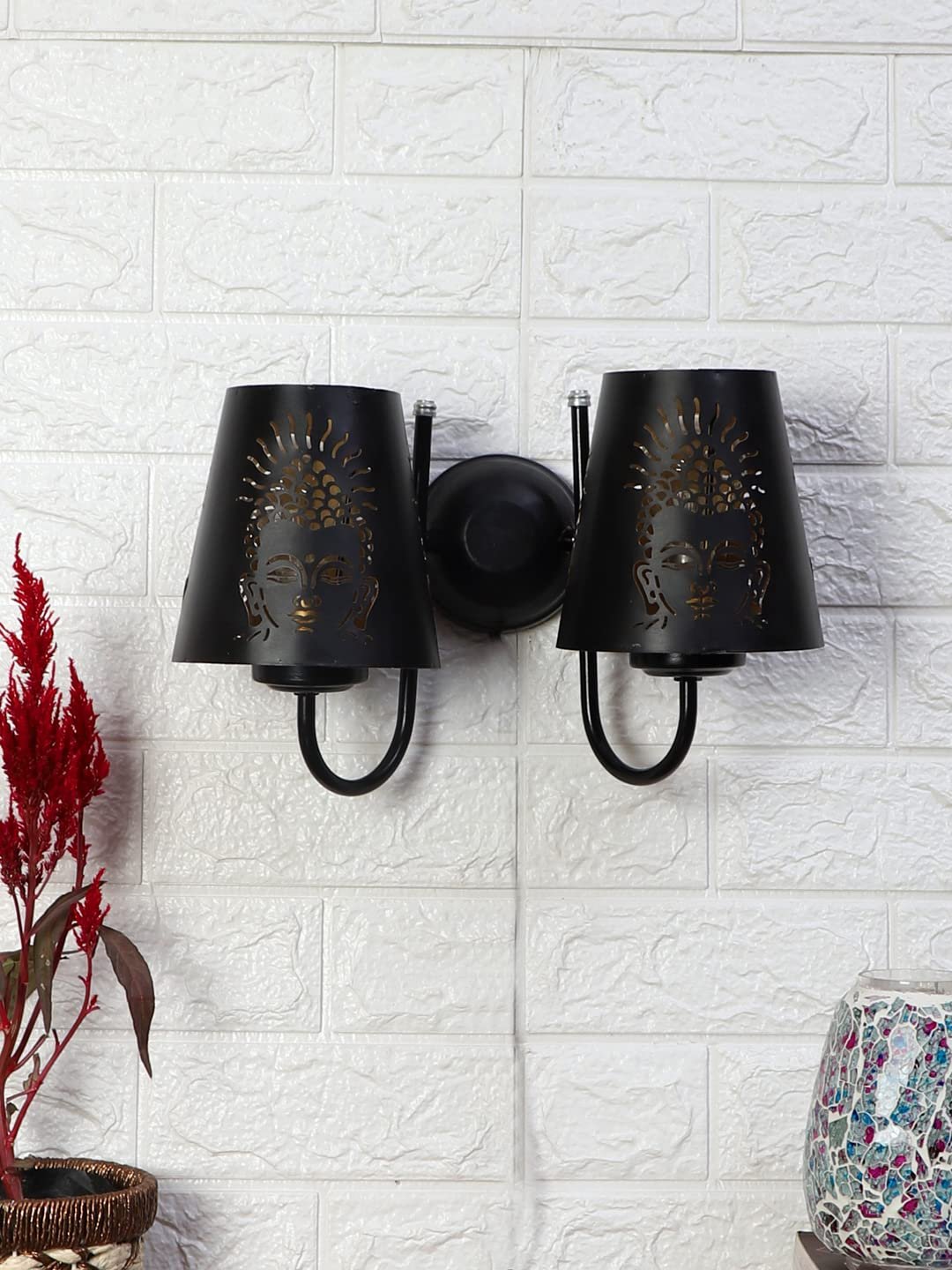 Multicolor Wall Lamp | Elegant Metal Material | Stylish Ambient Light for Home, Office, Living Room, Bedroom, Hallway | Modern Decorative Wall Sconce - Model IT18