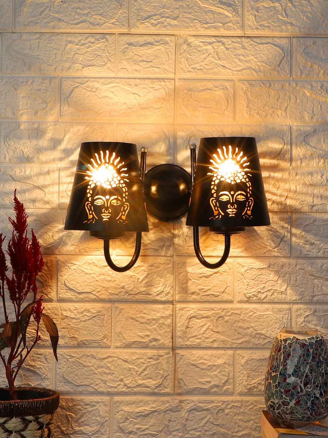 Multicolor Wall Lamp | Elegant Metal Material | Stylish Ambient Light for Home, Office, Living Room, Bedroom, Hallway | Modern Decorative Wall Sconce - Model IT18