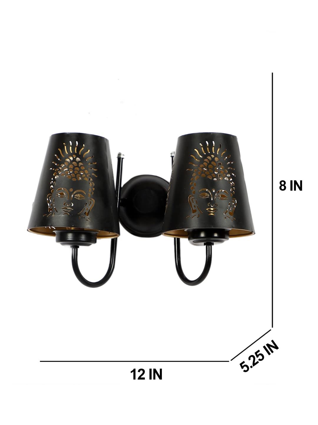 Multicolor Wall Lamp | Elegant Metal Material | Stylish Ambient Light for Home, Office, Living Room, Bedroom, Hallway | Modern Decorative Wall Sconce - Model IT18