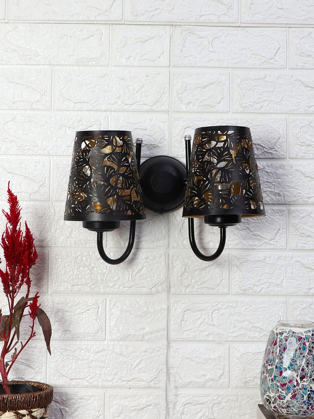Multicolor Wall Lamp | Elegant Metal Material | Stylish Ambient Light for Home, Office, Living Room, Bedroom, Hallway | Modern Decorative Wall Sconce - Model IT22