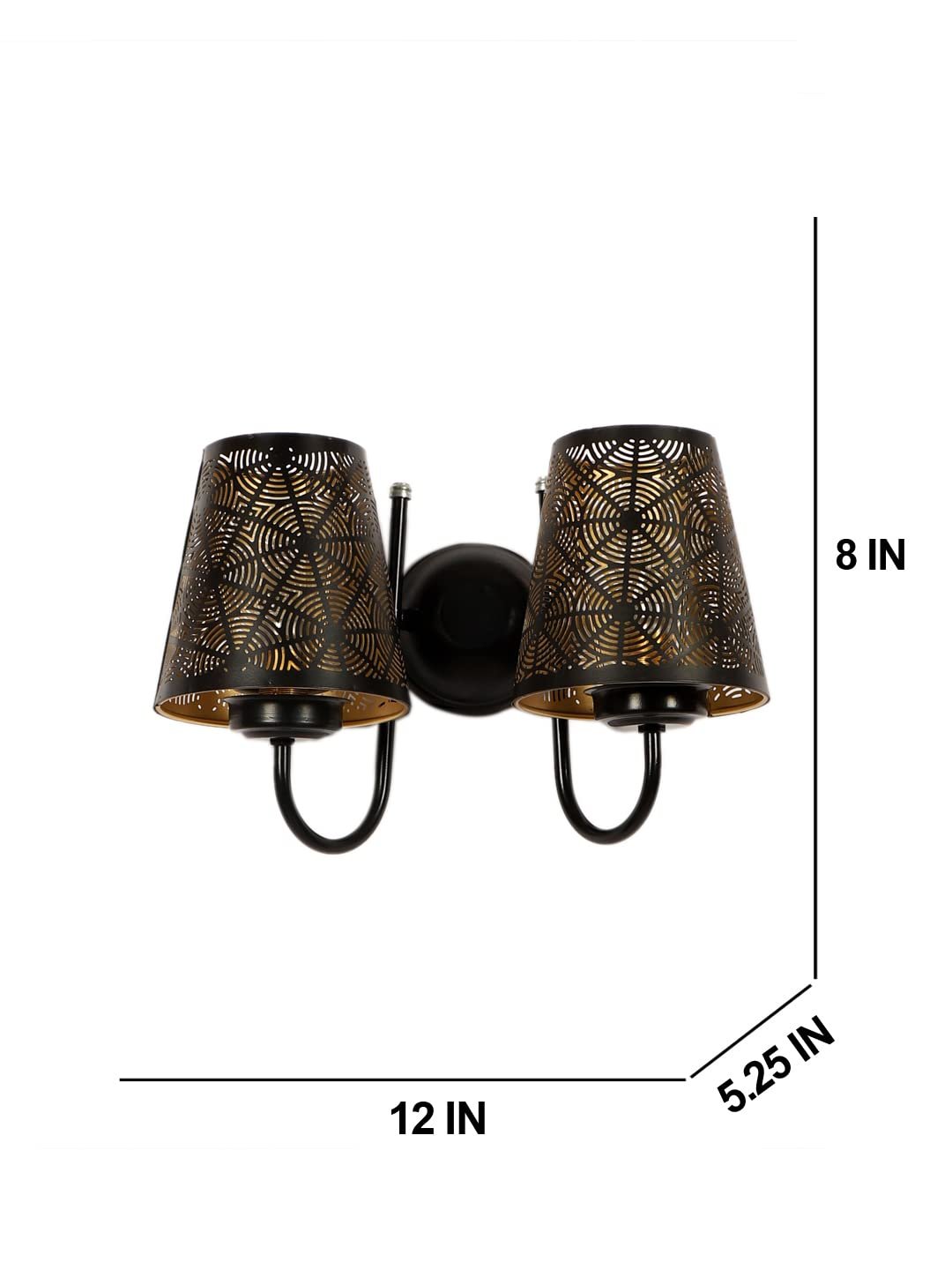 Multicolor Wall Lamp | Elegant Metal Material | Stylish Ambient Light for Home, Office, Living Room, Bedroom, Hallway | Modern Decorative Wall Sconce - Model IT23