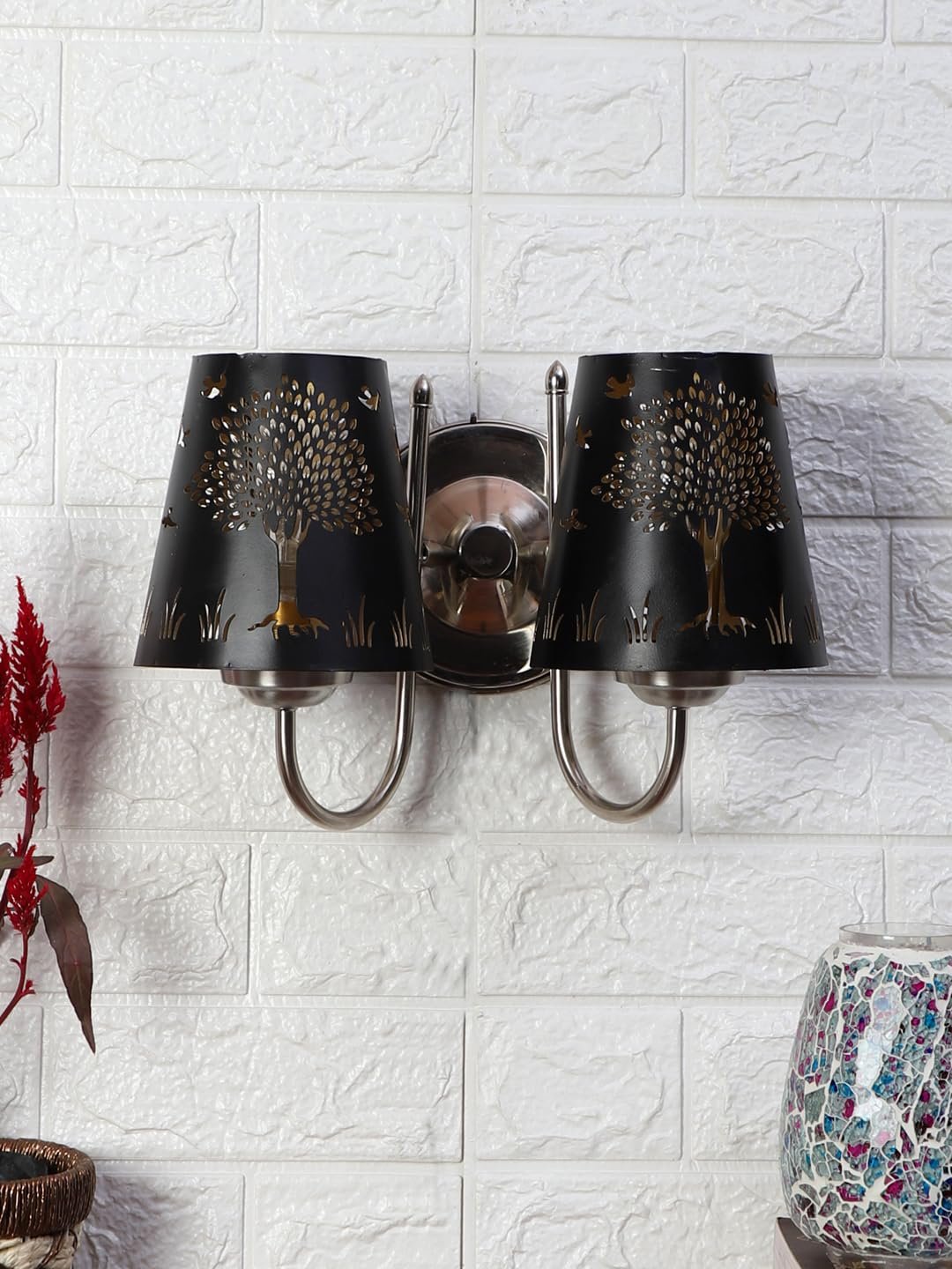 Multicolor Wall Lamp | Elegant Metal Material | Stylish Ambient Light for Home, Office, Living Room, Bedroom, Hallway | Modern Decorative Wall Sconce - Model IT36