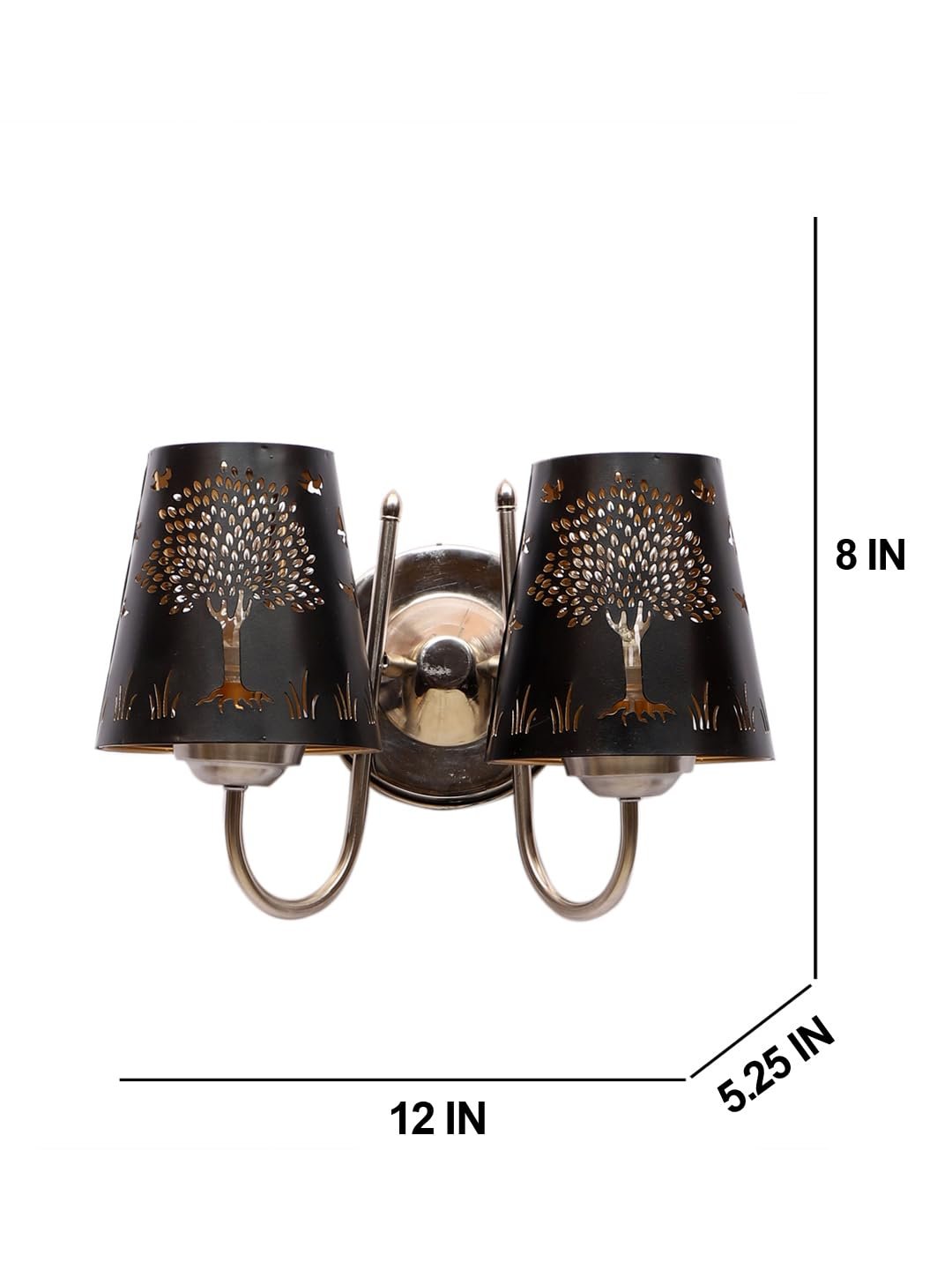Multicolor Wall Lamp | Elegant Metal Material | Stylish Ambient Light for Home, Office, Living Room, Bedroom, Hallway | Modern Decorative Wall Sconce - Model IT36