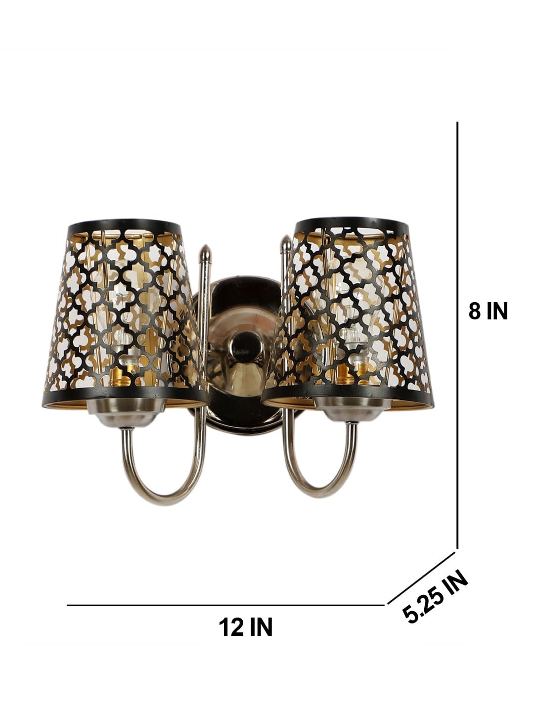 Multicolor Wall Lamp | Elegant Metal Material | Stylish Ambient Light for Home, Office, Living Room, Bedroom, Hallway | Modern Decorative Wall Sconce - Model IT37