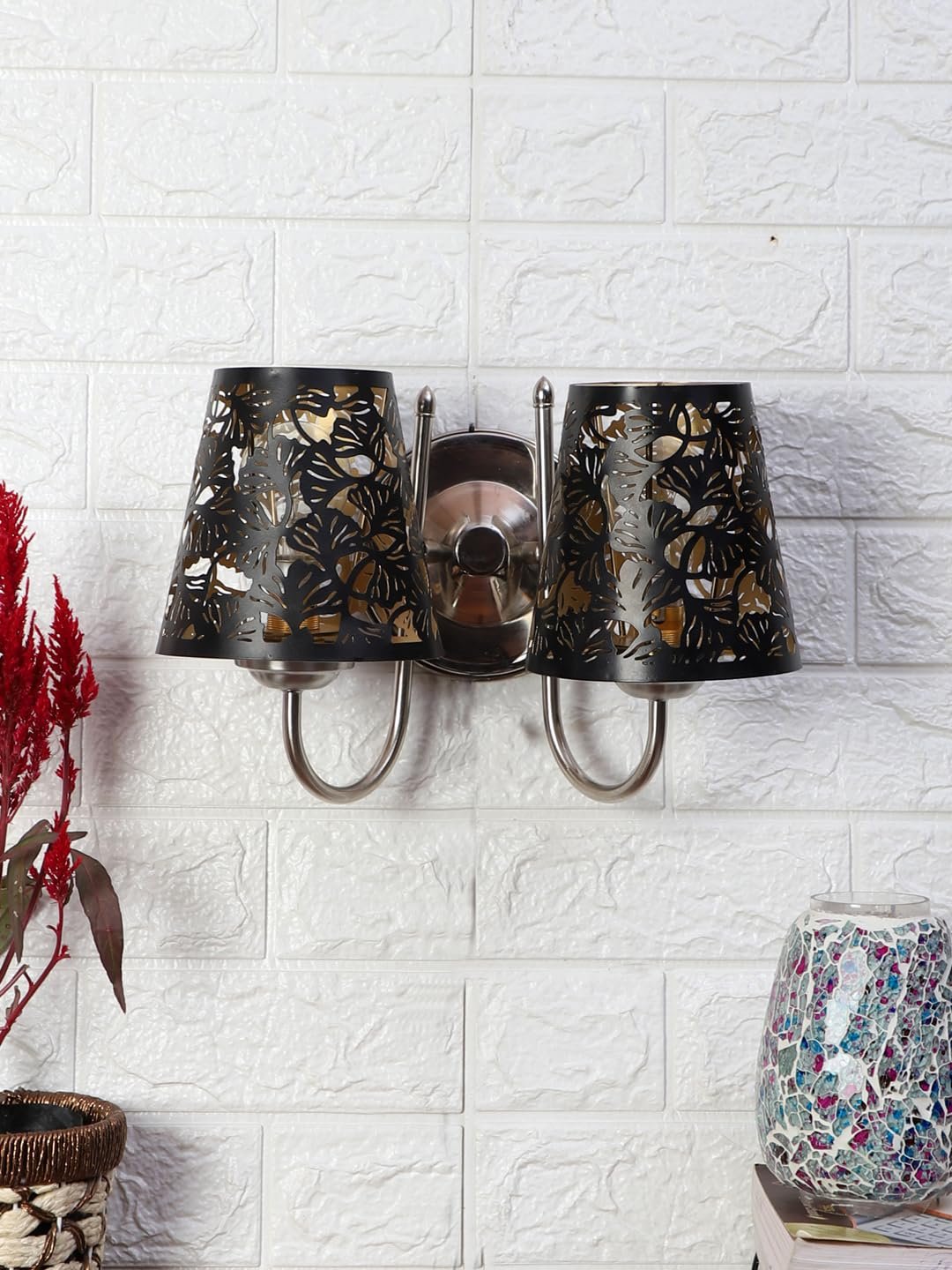Multicolor Wall Lamp | Elegant Metal Material | Stylish Ambient Light for Home, Office, Living Room, Bedroom, Hallway | Modern Decorative Wall Sconce - Model IT38