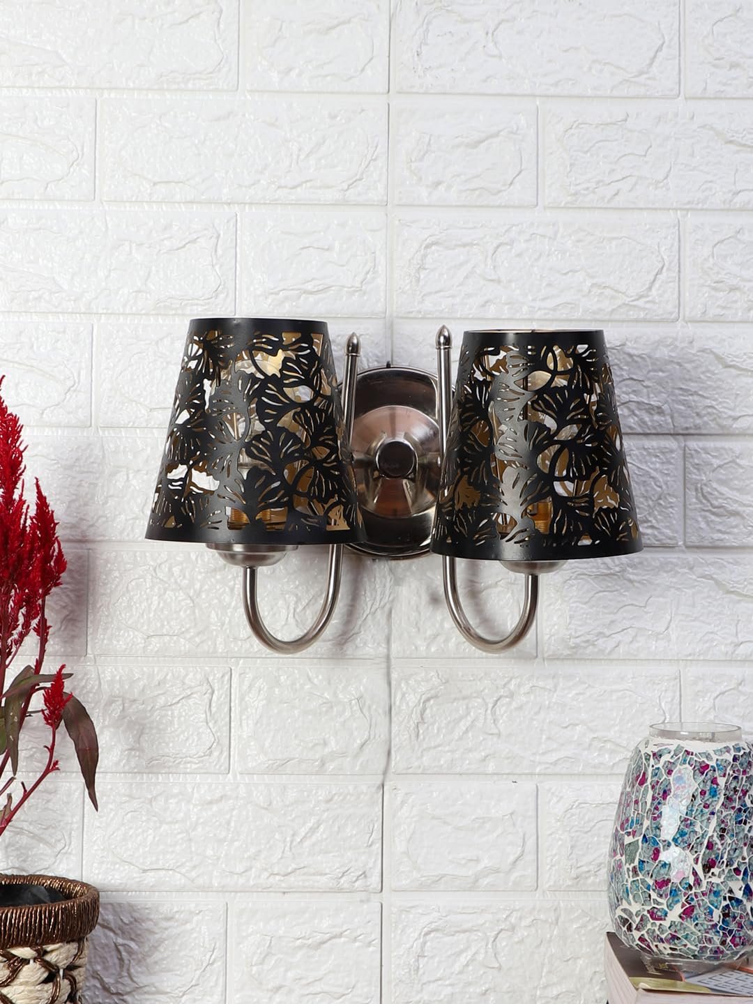 Multicolor Wall Lamp | Elegant Metal Material | Stylish Ambient Light for Home, Office, Living Room, Bedroom, Hallway | Modern Decorative Wall Sconce - Model IT38