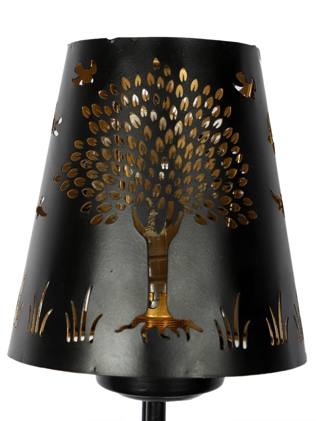 Etched Tree Wall Mounted Lamp with Iron Base(JH12)