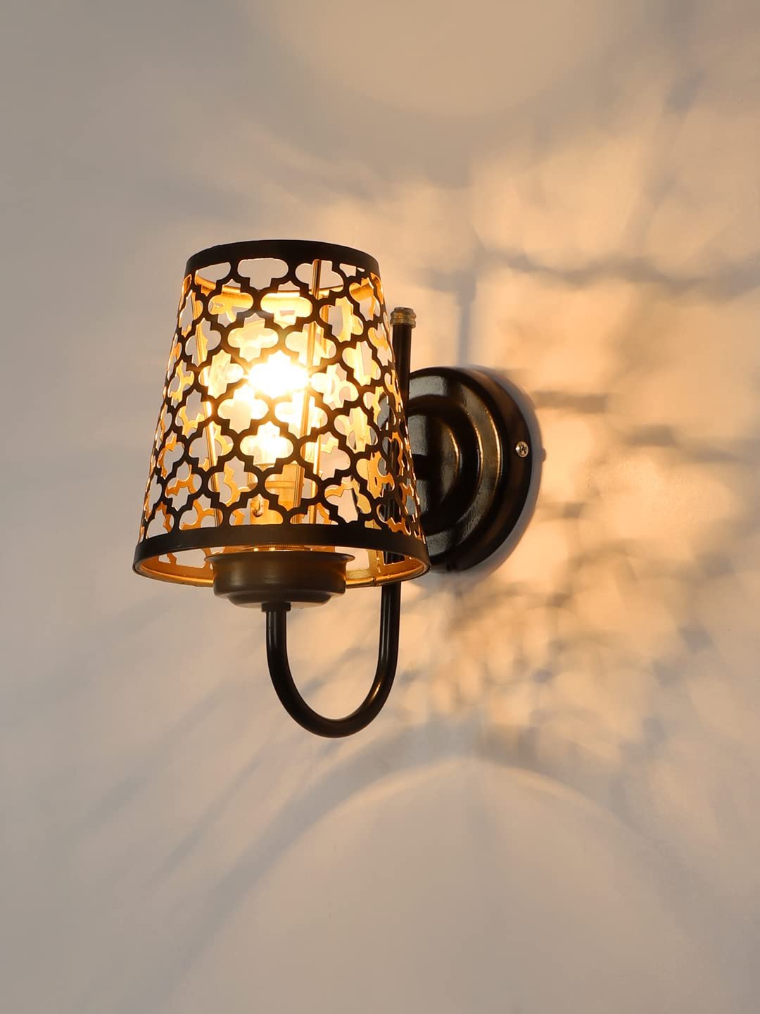 Etched Diamond Wall Mounted Lamp with Iron Base(JH13)