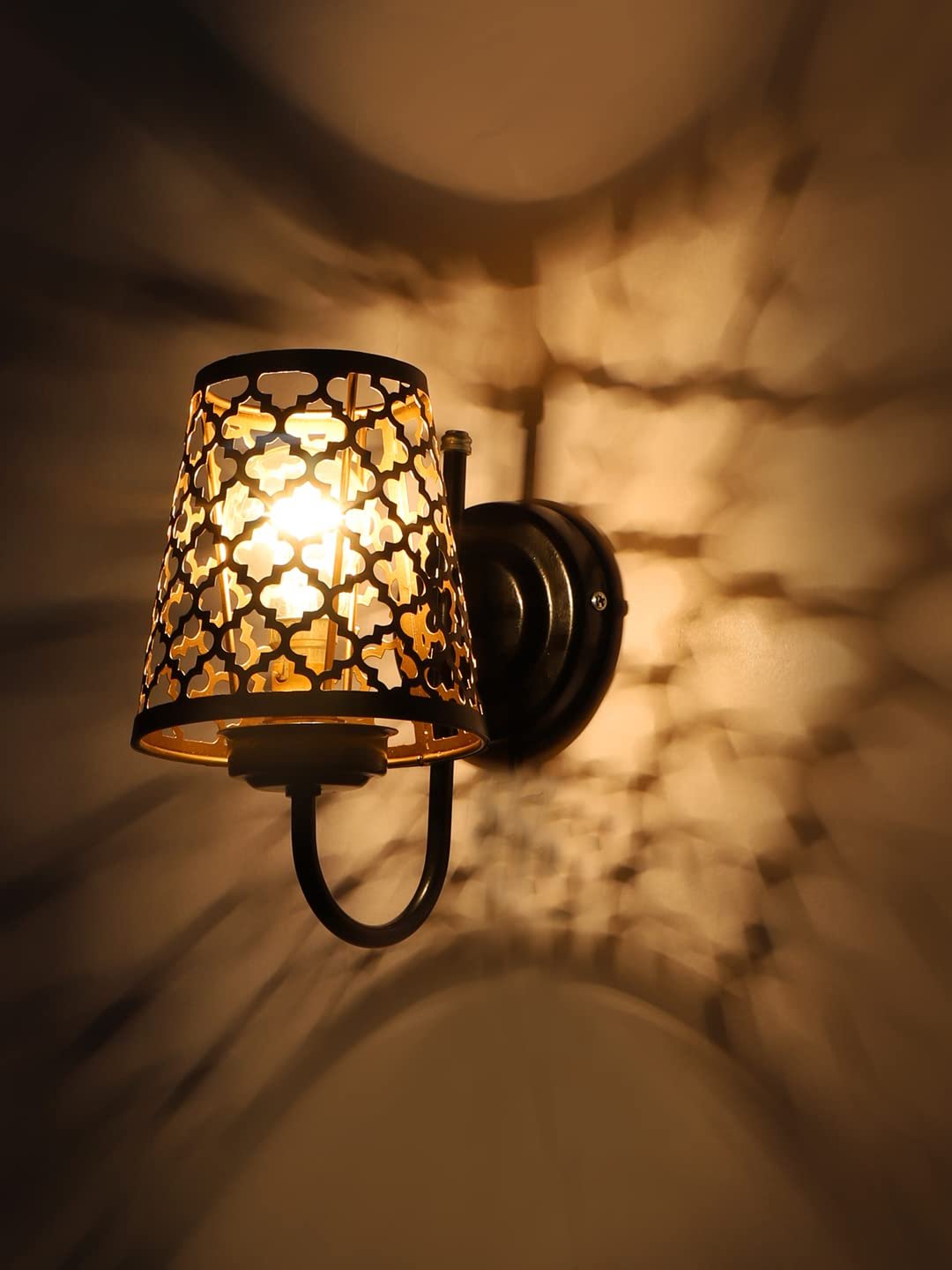 Etched Diamond Wall Mounted Lamp with Iron Base(JH13)