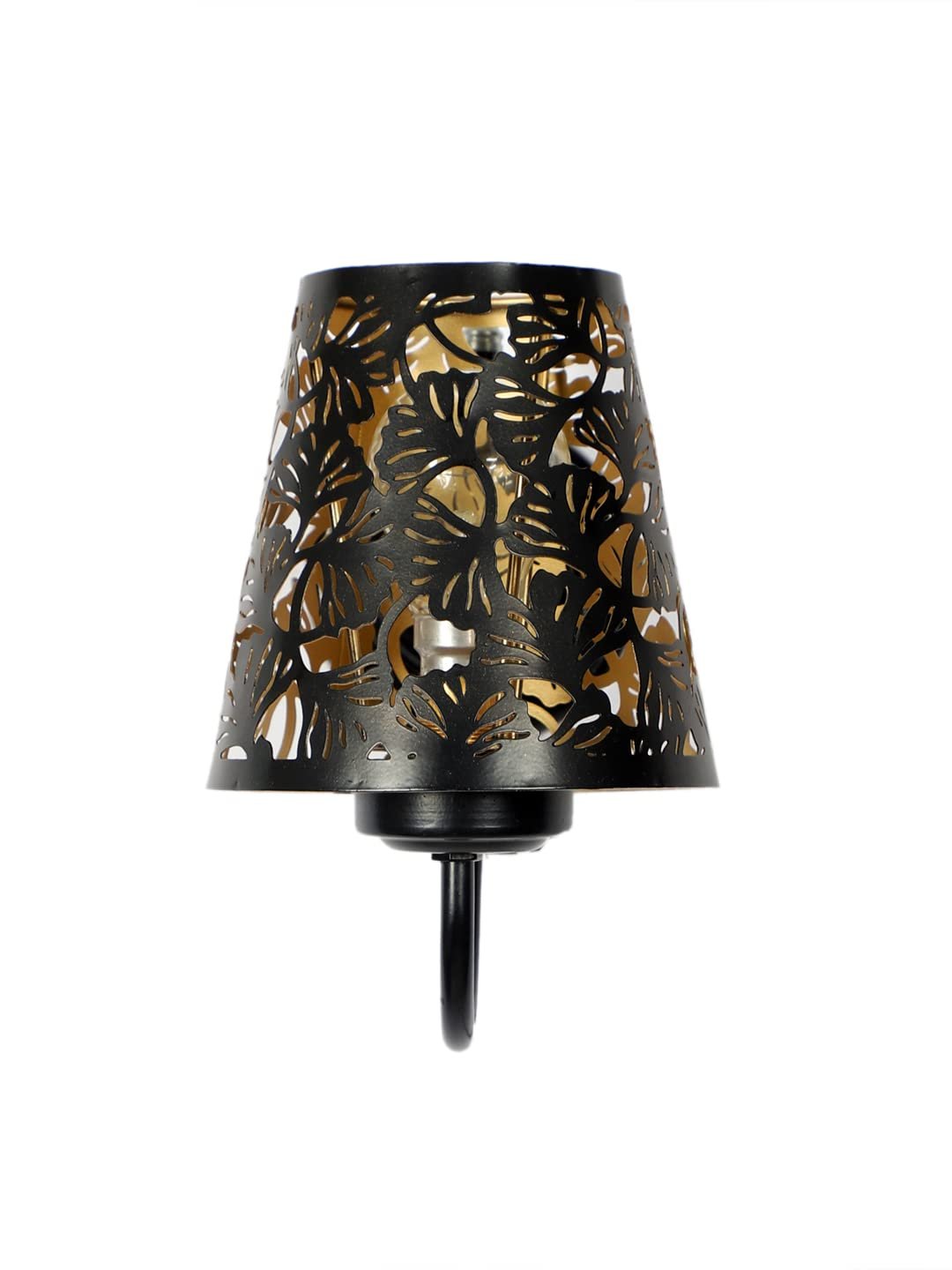 Etched Flower Wall Mounted Lamp with Iron Base(JH14)