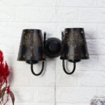 Dual Etched Tree Wall Mounted Lamp with Iron Base(JH20)