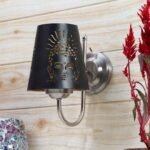 Etched Buddha Ji Wall Mounted Lamp with Steel Base(JH26)