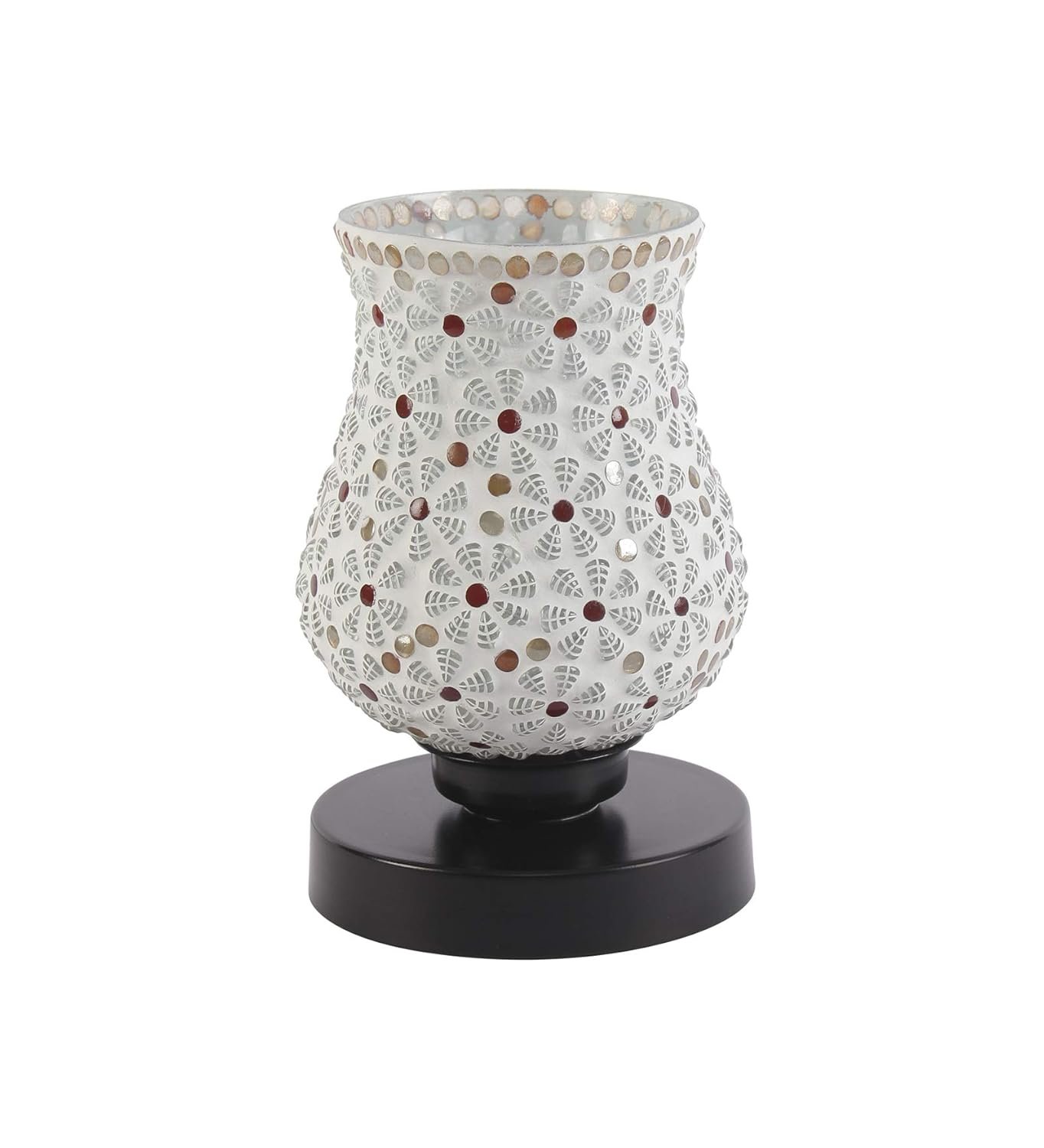 Multicolor Mosaic Glass Table Lamp (Medium, Multicolor)
