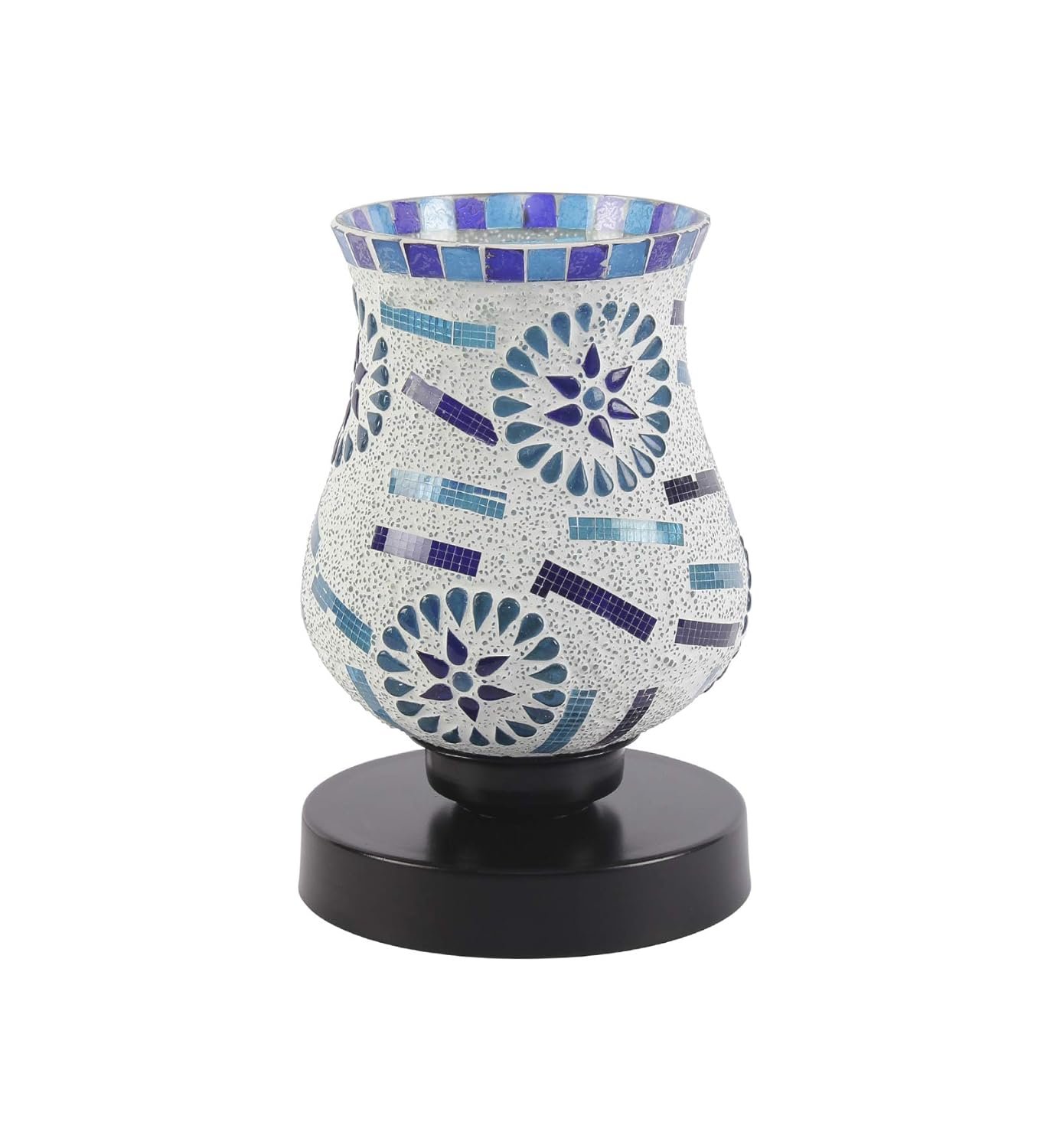 Multicolor Mosaic Glass Table Lamp (Medium, Multicolor)