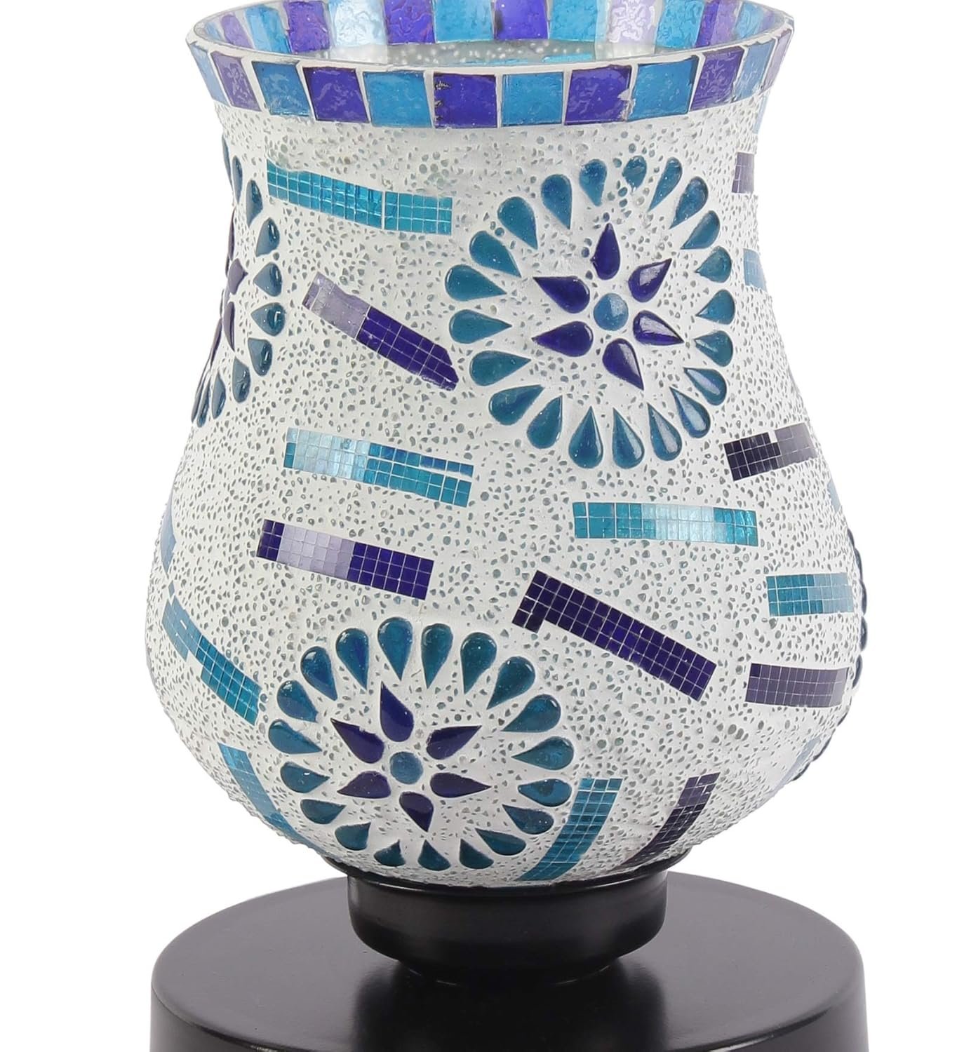 Multicolor Mosaic Glass Table Lamp (Medium, Multicolor)