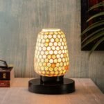 Multicolor Mosaic Glass Table Lamp (Small, Multicolor)