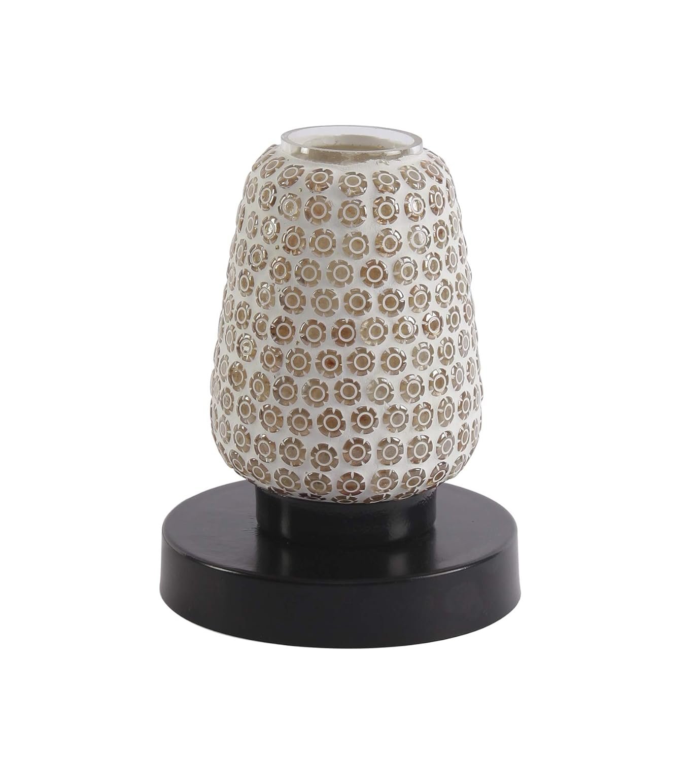 Multicolor Mosaic Glass Table Lamp (Small, Multicolor)