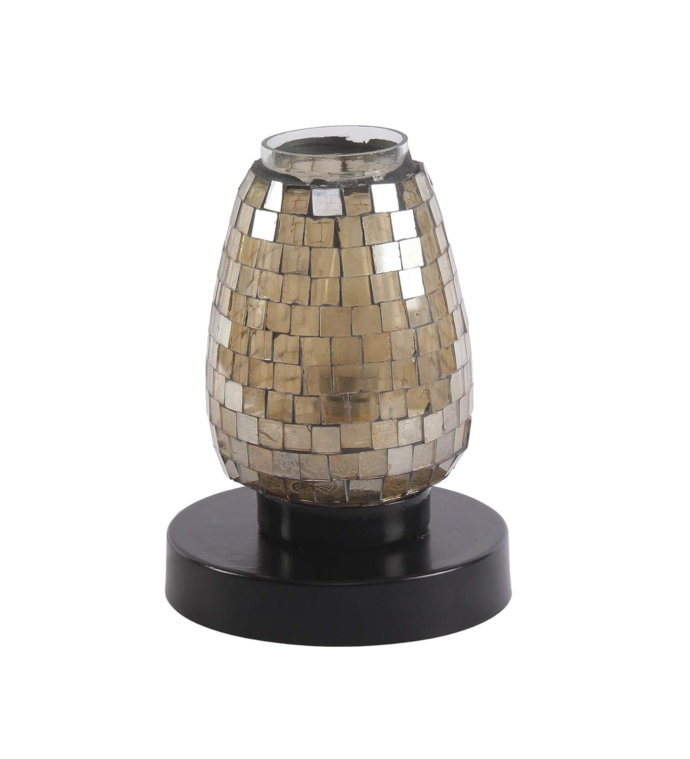 Multicolor Mosaic Glass Table Lamp (Small, Multicolor)